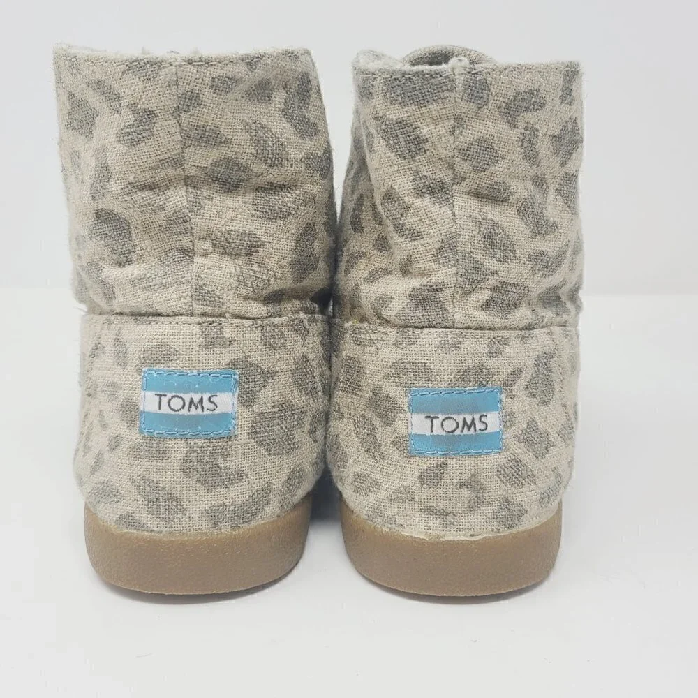 Toms | Women's Animal Print Front Lace Up Booties (Size 11)